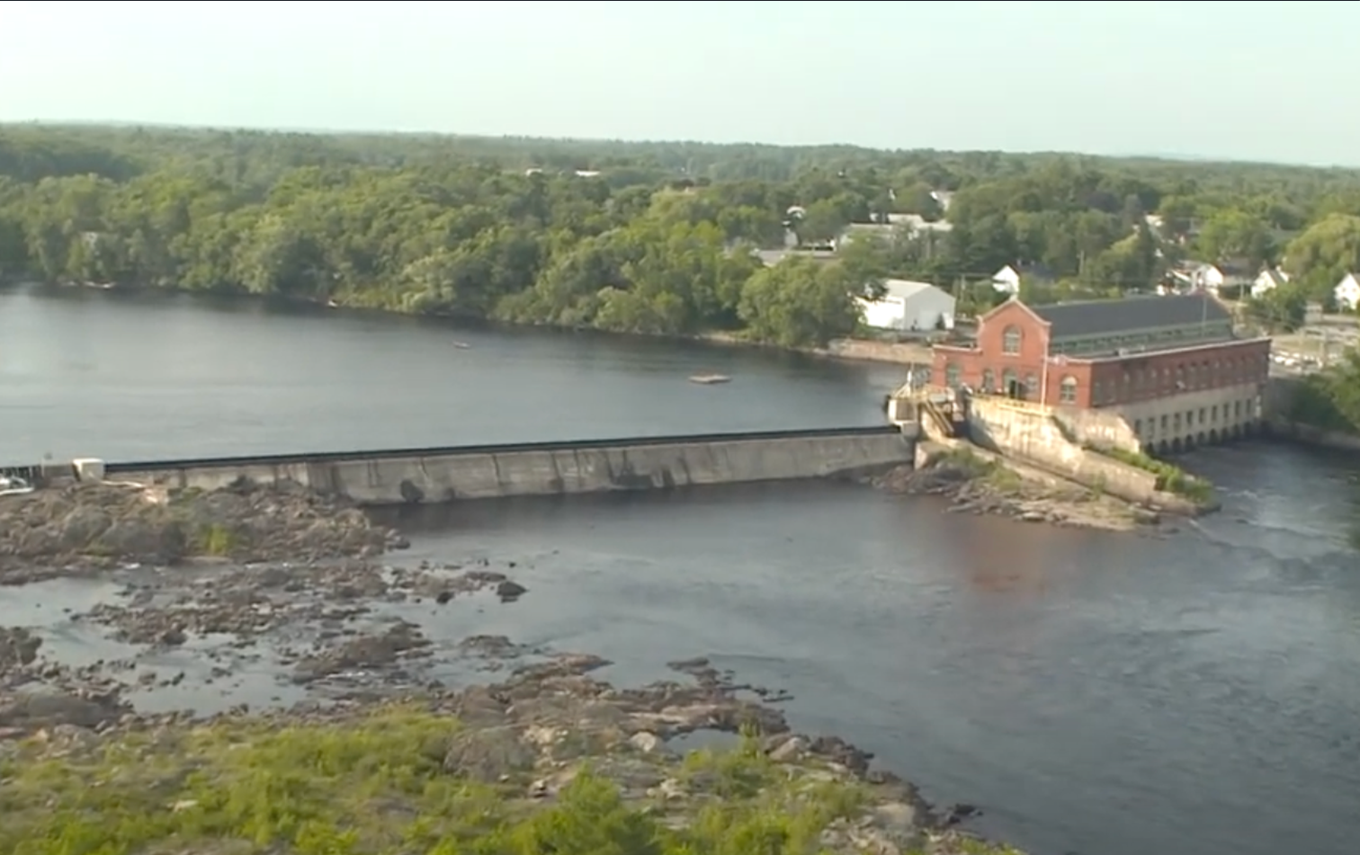 A screenshot of a water dam