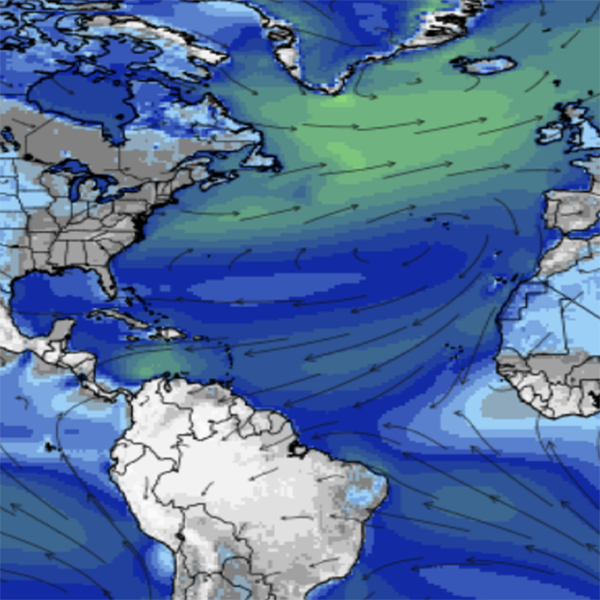 An illustration of a climate map